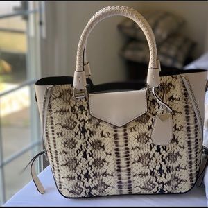 Medium Authentic Michael Kors snakeskin  handbag